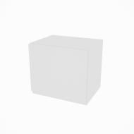 Шкаф Влада (А 40 (320)) белый шелк/белый Світ Меблів