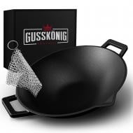 Сковорода-вок Gusskoenig ø350 мм 100 мм 5,3 л чавунний