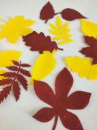 Декор из фетра GoToArt Набор осенних листьев 3 12 шт. 125440 мульти