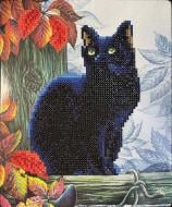 Набор со стразами на картоне 5D Почти пантера 21x25 см GoToArt