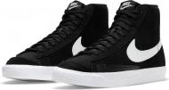 Кроссовки женские демисезонные Nike Blazer Mid '77 DD6613-001 р.37,5 черно-белые