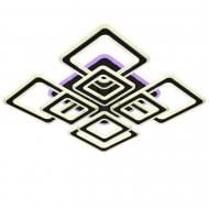 ВИТРИНА! Люстра потолочная Китай LED с пультом 8x140 Вт LED-модуль черный Link/PL8 black