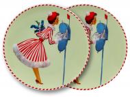 Набор тарелок обеденных Lefard Miss Christmas Green 20,5 см 2 шт. 924-890