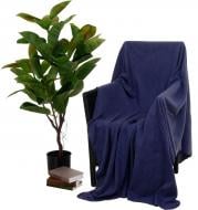 Плед флісовий Folkstone Gray 160x200 см денім La Nuit