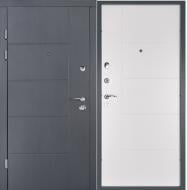 Двері вхідні Abwehr АМ-592 096Л (V) (АЦС + Б) Avers + Kale НЧ антрацит / біла текстура 2050x960 мм ліві Двері вхідні Abwehr АМ-592 096Л (V) (АЦС + Б) Avers + Kale НЧ антрацит / біла текстура 2050x960 мм ліві