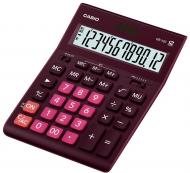 Калькулятор настільний GR-12C-GN-W-EP великий дисплей, бордовий Casio Калькулятор настільний GR-12C-GN-W-EP великий дисплей, бордовий Casio