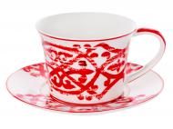 Чашка с блюдцем Lefard Sicilia Red 220 мл 2 пр. 924-766