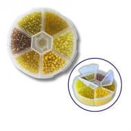 Набор бисера Brushme для декора и творчества 6 цветов 2 мм №3 (NB2M3)