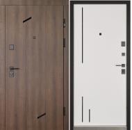 Дверь входная Abwehr MG3 (593 + 558) 086L (ДВт + СМБ) NEW дримвуд темный / белый супермат 2050х860 мм левая