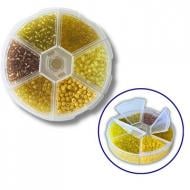 Набор бисера Brushme для декора и творчества 6 цветов 2 мм №2 (NB2M2)