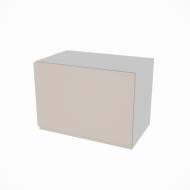 Шкаф Влада (А 50 (320)) пломбир/пепельный Світ Меблів