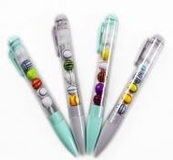 Ручка кулькова Brushme гібридна з бісером