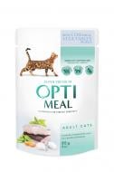 Корм Optimeal для дорослих котів з тріскою та овочами в желе 85 г