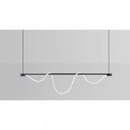 ВІТРИНА! Люстра світлодіодна Berger 1x50 Вт LED-модуль чорний 7005-PL-50 Black