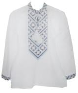 Вышиванка Эдельвика 357-19/09 р.122 белый с синим 357-19/09