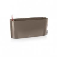 Вазон пластиковий Delta 20 15566 овальний 5 л сіро-коричневий