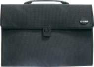 Портфель пластиковый В4 на 3 отделения черный E31611 Economix