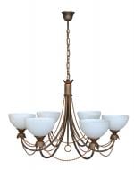 ВИТРИНА! Люстра подвесная Геотон Ф386 6x60 Вт E27 темная бронза 48724