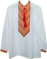 Вышиванка Эдельвика 357-19/09 р.116 белый с красным 357-19/09