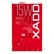 Моторное масло минеральное XADO Atomic Oil SHPD MCF RED BOOST 15W-40 4 л (XA 26213)