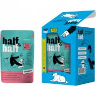 Корм влажный Half&Half кусочки с говядиной в соусе 5+1 600 г