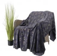 Плед Basic Shine Hearts 160x200 см синий La Nuit