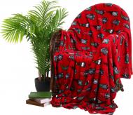 Плед Merry Gnomes 150x180 см красный с рисунком La Nuit