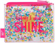 Пенал косметичка с блестками Shine YES разноцветный