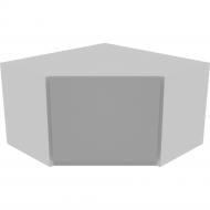 Шкаф Влада (А 60х60 (320)правая) серый бархат/пепельный Світ Меблів Шкаф Влада (А 60х60 (320)правая) серый бархат/пепельный Світ Меблів