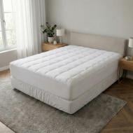 Наматрасник хлопковый ARCLOUD перина с эко лебединым пухом SPOKIY 160x200 см