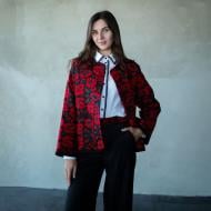 Жакет Эдельвика 445-25/00 р.46 черный с красным Жакет Эдельвика 445-25/00 р.46 черный с красным