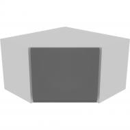 Шкаф Влада (А 60х60 (320)левая) графит/пепельный Світ Меблів Шкаф Влада (А 60х60 (320)левая) графит/пепельный Світ Меблів