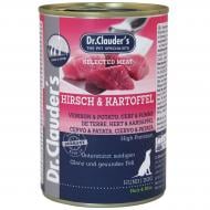 Корм влажный Dr.Clauder's Selected Meat Venison & Potato оленина и картофель 400 г