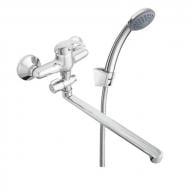 Смеситель для ванны Rubineta (Y-12/C Mars) излив 300 мм душевая лейка, шланг для душа Y2CK03