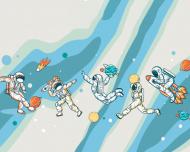 Фотообои De-Cors Космическое путешествие 70331 265x200 см 5,3 кв.м