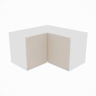 Шафа Влада (А 60х60 прямий (320)права) пломбір/білий Світ Меблів Шафа Влада (А 60х60 прямий (320)права) пломбір/білий Світ Меблів