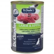 Корм влажный Dr.Clauder's Selected Meat Lamb & Apple ягненок и яблоко 400 г