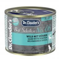 Корм влажный Кошки Dr.Clauder's Best Selection №6 со вкусом дичи и тыквы 200 г