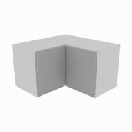 Шкаф Влада (А 60х60 прямой (320)правая) серый бархат/пепельный Світ Меблів Шкаф Влада (А 60х60 прямой (320)правая) серый бархат/пепельный Світ Меблів