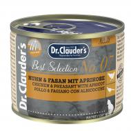Корм влажный Кошки Dr.Clauder's Best Selection №7 со вкусом курицы и фазана с абрикосами 200 г