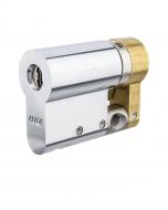 Цилиндр Abloy Din Mod Half K CY321 Protec2 41x10.5 ключ-половинка 41,5 мм полированный хром