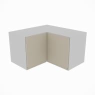 Шкаф Влада (А 60х60 прямой (320)правая) айвори/пепельный Світ Меблів Шкаф Влада (А 60х60 прямой (320)правая) айвори/пепельный Світ Меблів