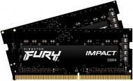 Оперативна пам'ять Kingston SODIMM DDR4 32 GB (2x16GB) 3200 MHz (KF432S20IBK2/32) Fury Impact Black