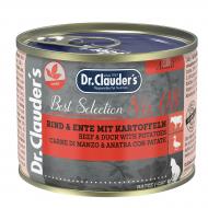 Корм влажный Кошки Dr.Clauder's Best Selection №8 со вкусом говядины и утки с картофелем 200 г