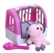 Игровой набор Jia Ning Da Pet house единорог в переноске розовый HSP1094379