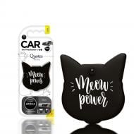 Ароматизатор на дефлектор Aroma Car ART CATS - QUOTES 831969 Black