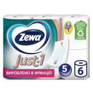 Туалетная бумага Zewa Zewa Just 1 пятислойная 6 шт.