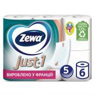 Туалетная бумага Zewa Just 1 пятислойная 6 шт.