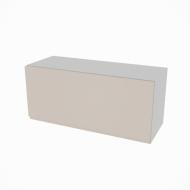 Шкаф Влада (А 80 (320)) пломбир/пепельный Світ Меблів