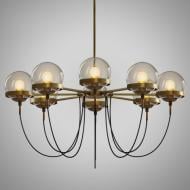 ВИТРИНА! Люстра подвесная Altalusse INL-5123P-08 8x40 Вт E27 золото